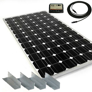 Standard glass solar panels option 1